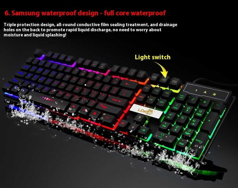RGB Gaming Keyboard — Color Backlit