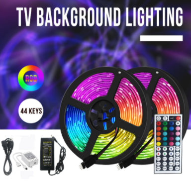 RGB LED Light Strip — Music Sync, App & Remote Control